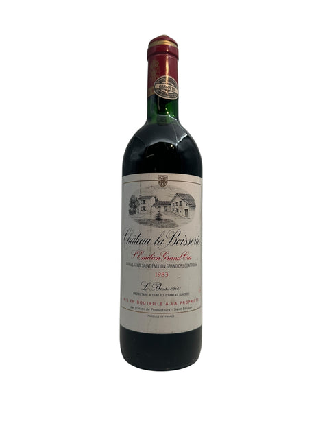 Flaske af Chateau la Boisserie 1983 rødvin