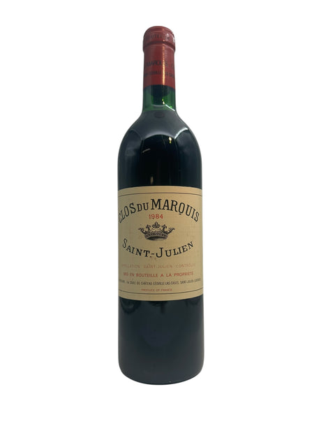 Flaske af Clos du Marquis Saint-Julien 1984 rødvin
