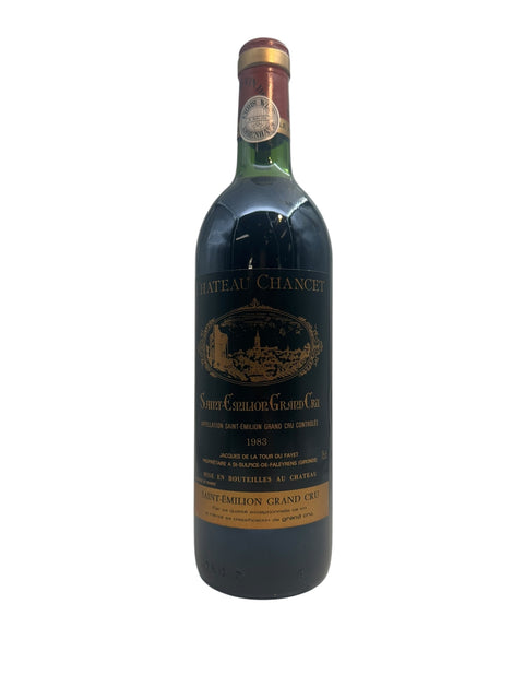 Flaske af Saint-Émilion Grand Cru Château Chancet 1983