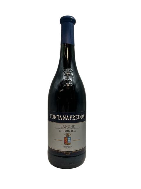 Flaske af Langhe Nebbiolo Fontanafredda 2002