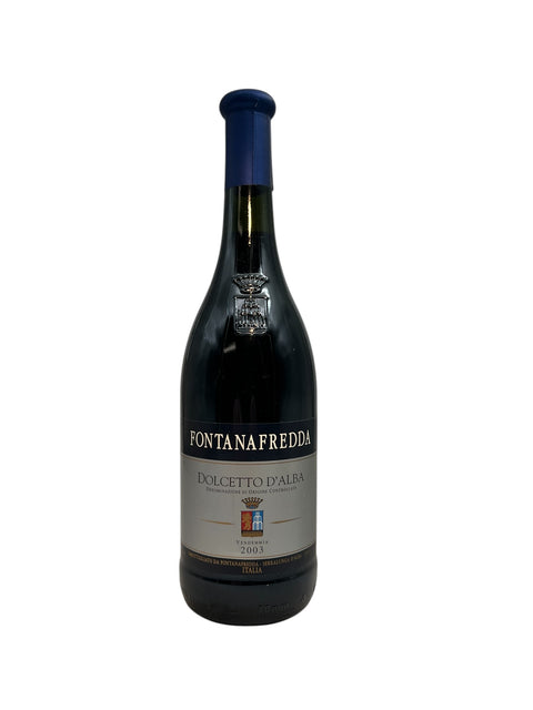 Dolcetto d'Alba Fontanafredda 2003 vinflaske