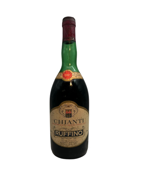 Flaske af Chianti Ruffino 1982