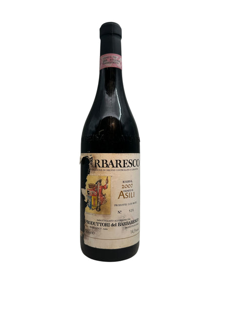 Flaske af Barbaresco Riserva 2007 fra Produttori del Barbaresco