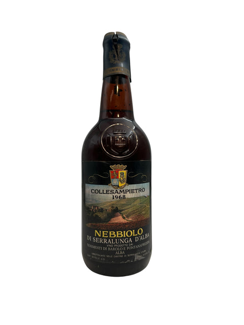 Flaske af Nebbiolo Collesampietro 1968 rødvin
