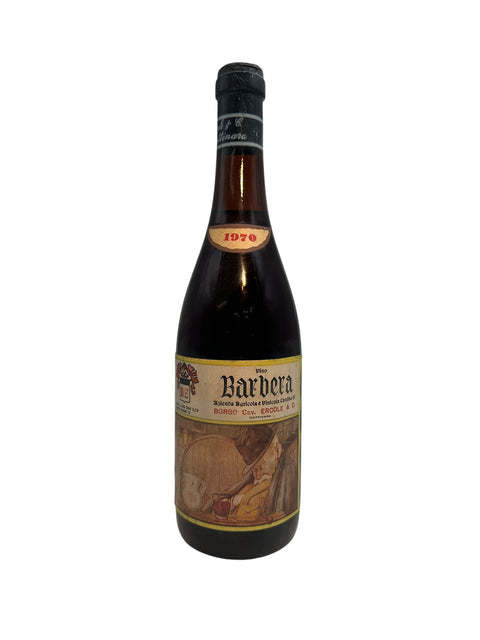 Flaske af vin Barbera Borgo Ercole 1970