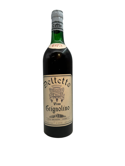 Flaske af Grignolino Deltetto 1973 rødvin
