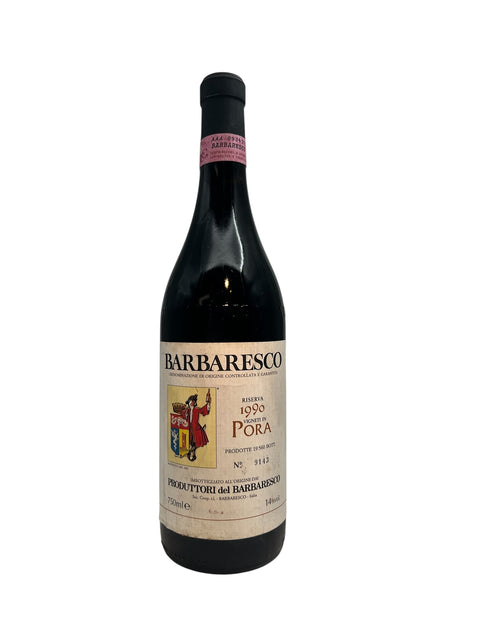 Barbaresco 1990 flaske fra Produttori del Barbaresco