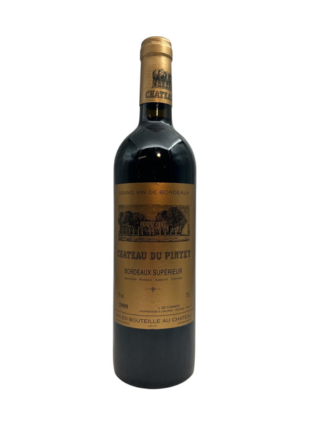 Flaske af Chateau du Pintex 2009 Bordeaux Supérieur rødvin