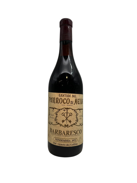 Barbaresco Cantina del Parroco di Neive 1973 flaska