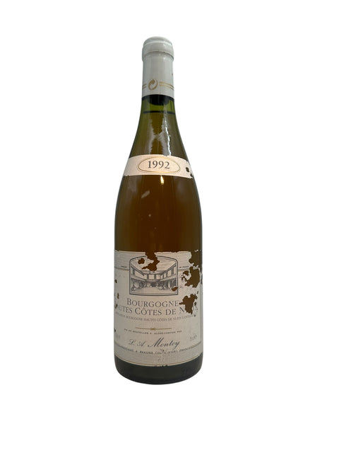 Flasche Bourgogne Hautes Côtes de Nuits Montoy 1992 Weißwein