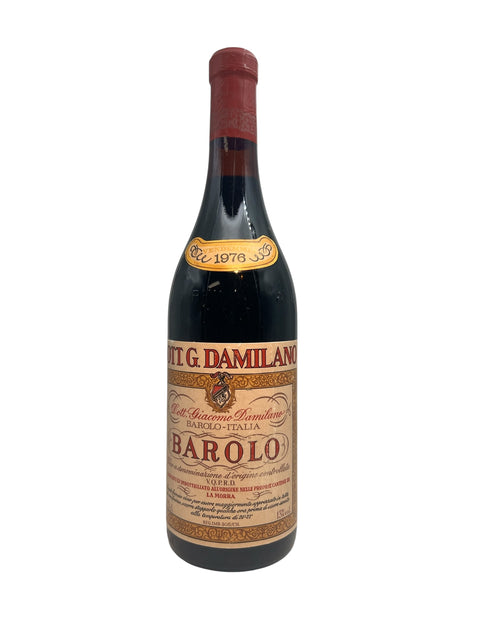Barolo Damilano rødvin flaske fra 1976