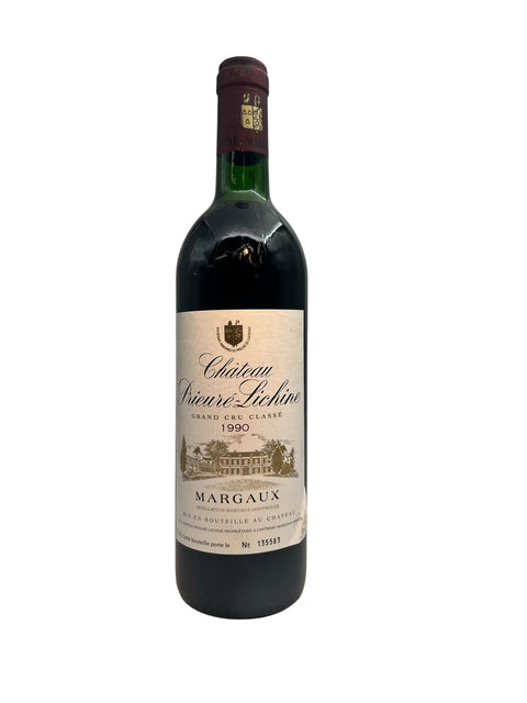 Château Prieuré-Lichine 1990 Margaux Grand Cru Classé flaska