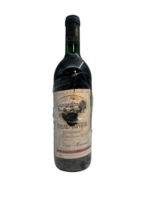 Beau Rivage 1981 Bordeaux-Rotwein von Borie Manoux