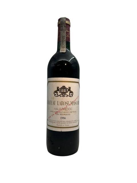Flasche Rotwein Chateau Larose Trintaudon 1986