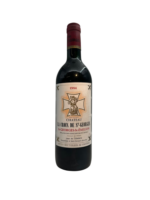Flasche Rotwein Chateau La Croix de St Georges 1984