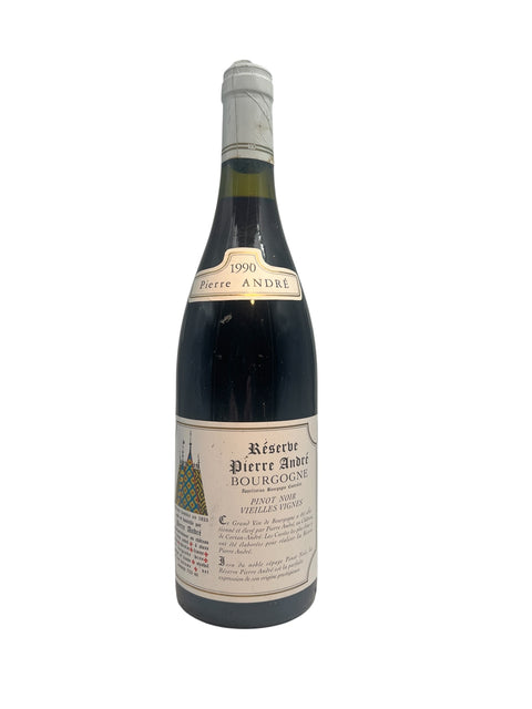 Flasche Réserve Pierre André Bourgogne aus dem Jahr 1990