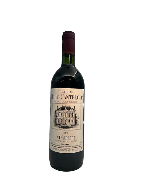 Flasche Médoc Château Haut-Canteloup 1982 Rotwein