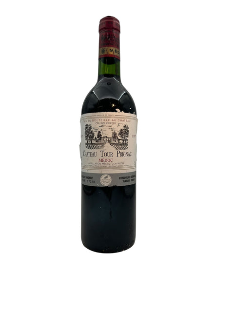 Flaska Château Tour Prignac Médoc 1997 rött vin