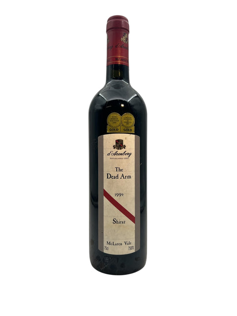 Bottle of The Dead Arm d'Arenberg 1999 red wine