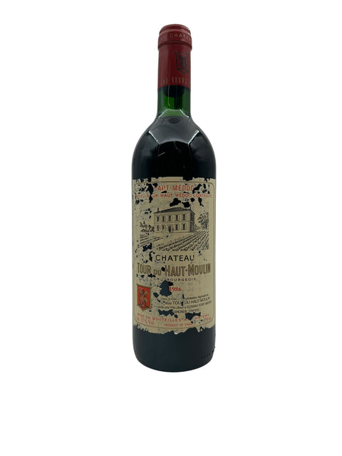 Bouteille de vin rouge Tour du Haut-Moulin Château 1986 de Bordeaux