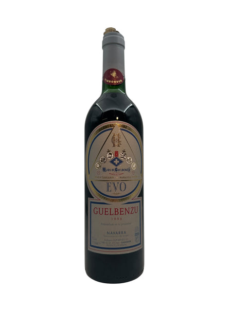 Bouteille de vin rouge de Navarre Evo Guelbenzu 1996