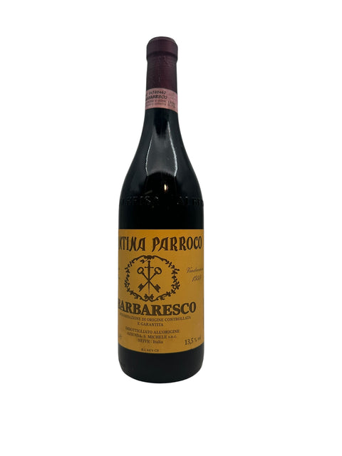 Bouteille de vin rouge Barbaresco Cantina Parroco 2018