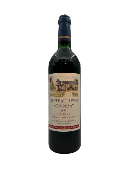 Chateau Leret Monpezat Cahors 1996 Flasche