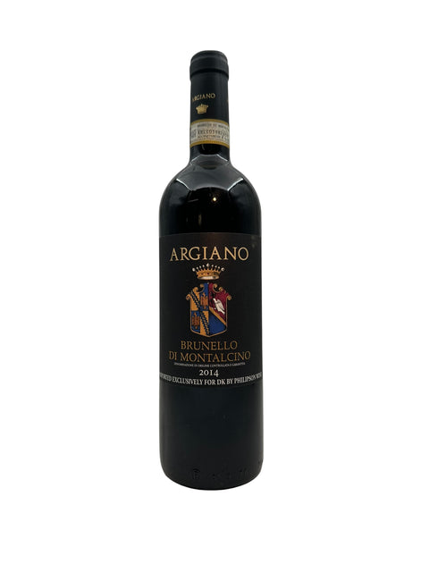 Bottle of Brunello di Montalcino Argiano vintage 2014
