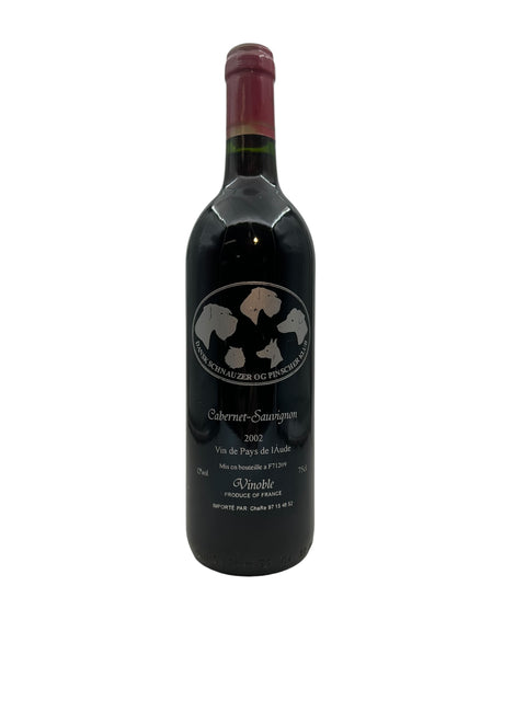 Bottle of Cabernet-Sauvignon Vinoble 2002 red wine