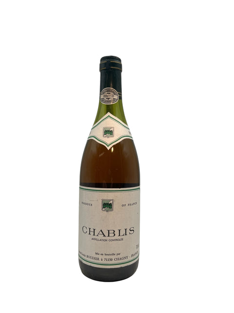 Flaske af Chablis Nicolas Boudier 2020