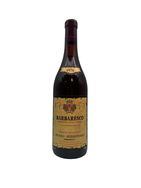 Flaske af Barbaresco Musso Sebastiano 1976