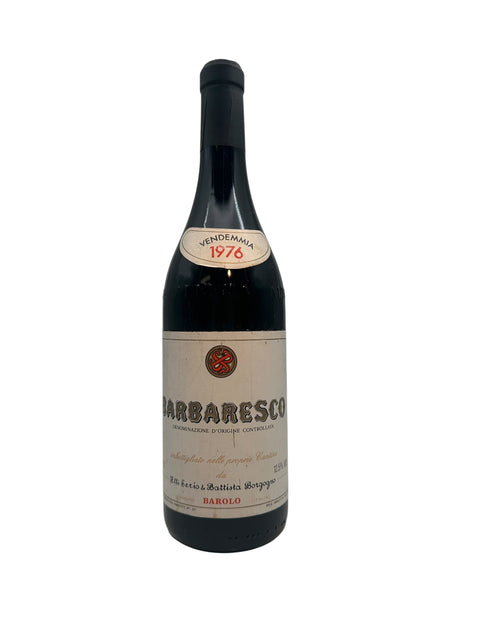 Flaske af Barbaresco Serio Battista Borgogno 1976