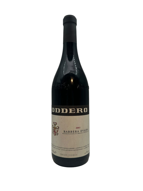 Flaske af Barbera d'Alba Oddero 2003