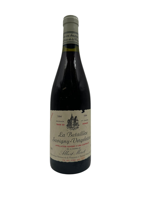 Flaske af La Bataillière Albert Morot 1994 rødvin
