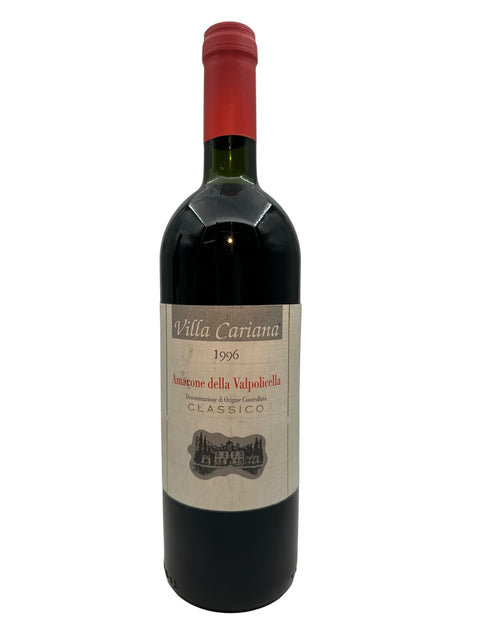 Flaske af Amarone della Valpolicella Villa Cariana 1996