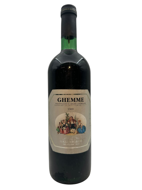 Flaske af Ghemme Colli Novaresi årgang 1989