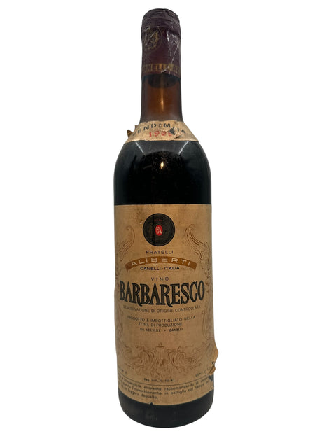 Barbaresco Fratelli Alberti 1964 flaske