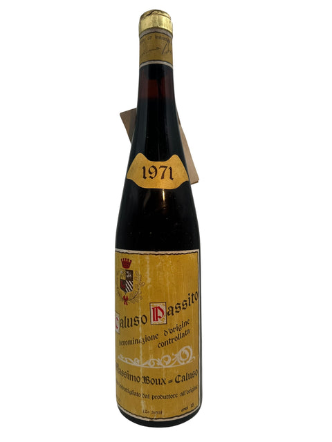 Bottle of Caluso Passito from 1971 Massimo Boux