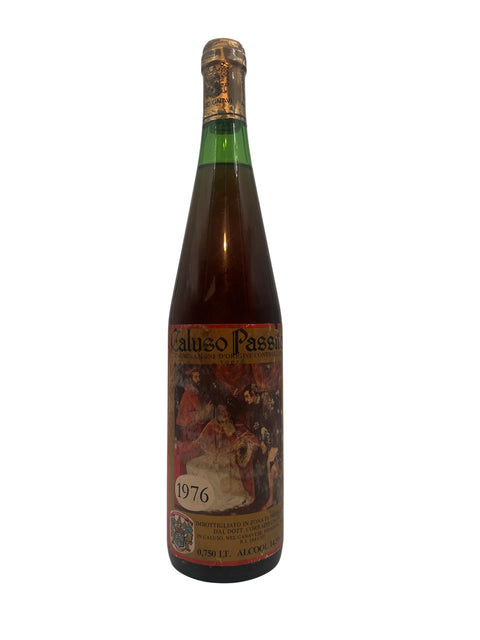Flaska Caluso Passito dessertvin 1976 från Produttori del Caluso