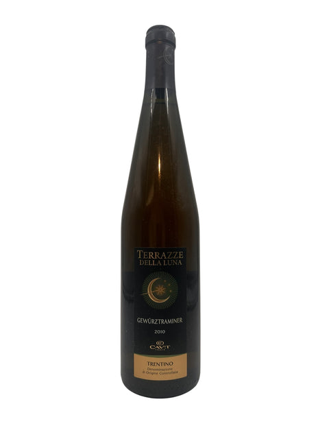 Bottle of Gewürztraminer Cavit 2010 white wine
