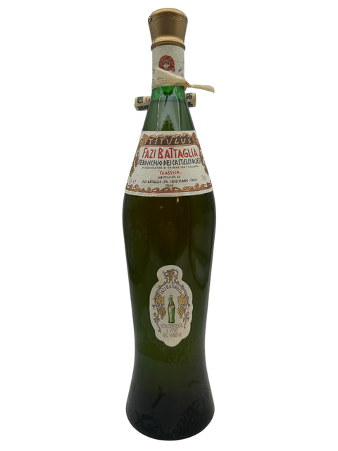 Bottle of Fazi Battaglia Verdicchio white wine
