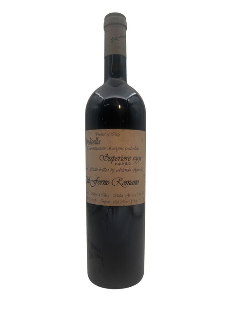 Eine Flasche Valpolicella Superiore 1991 von Dal Forno Romano
