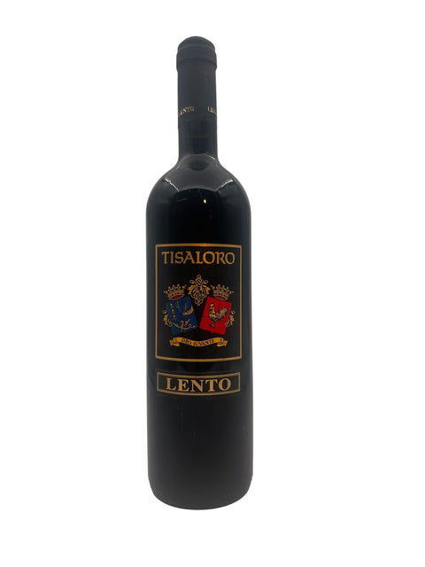 Flasche Tisaloro Lento italienischer Rotwein