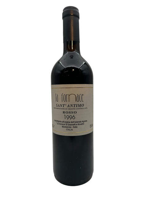Flasche Rotwein Sant'Antimo La Fornace aus dem Jahr 1996