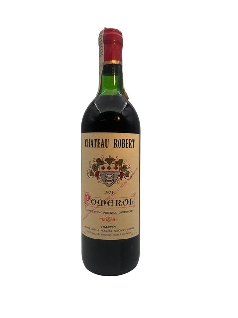 Flaske af Pomerol Chateau Robert 1971