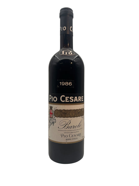 Bottle of Barolo Pio Cesare vintage 1986