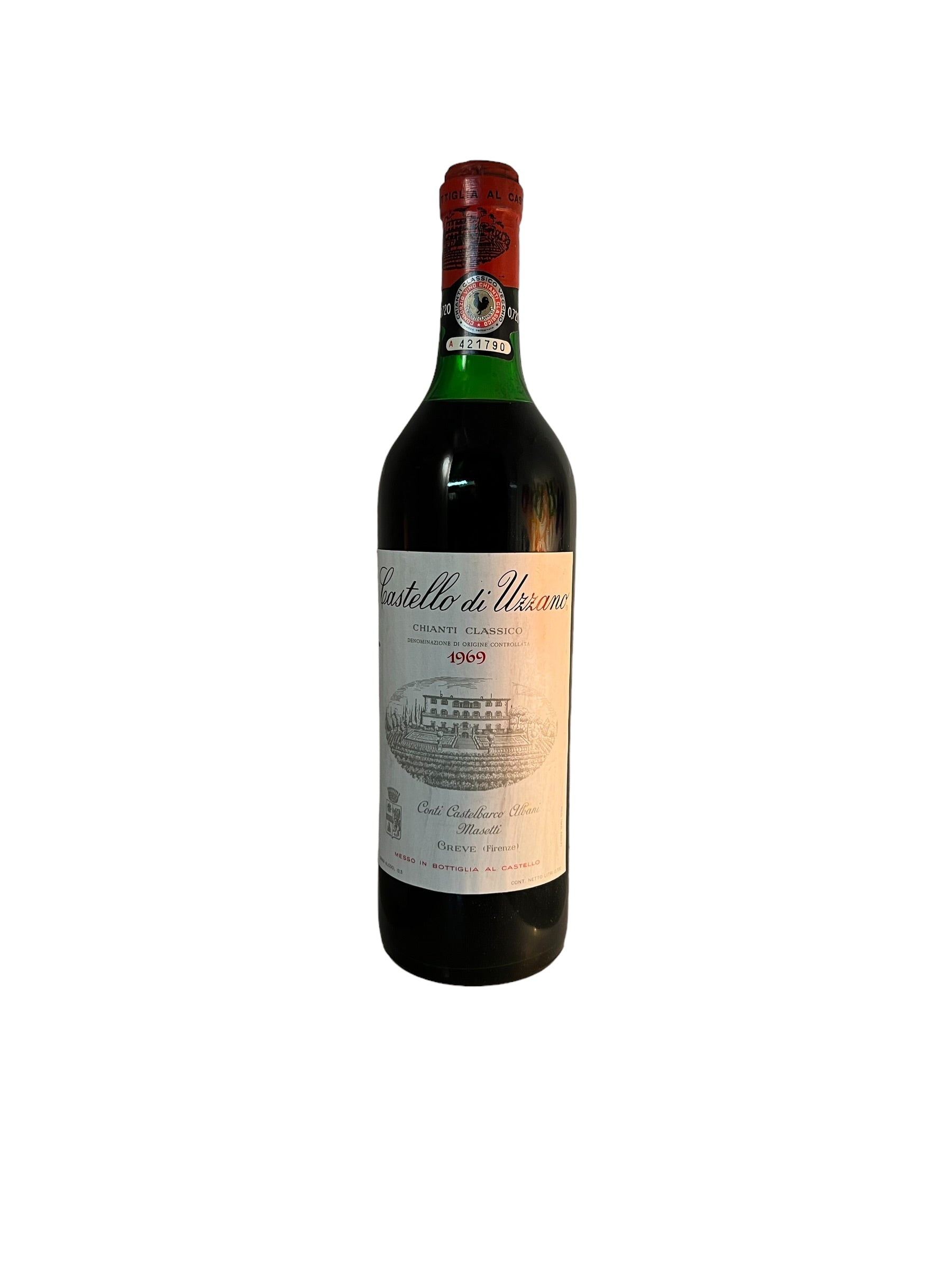 Chianti Classico 1969 Castello di Uzzano Conti Castelbarco Albani